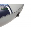 BESTWAY 61068 – Надуваема лодка "HYDRO-FORCE TRECK X2 SET"  с товароносимост за ДВАМА възрастни и ЕДНО дете, Размери 255 х 127 cm, Товароносимост: 225 кг, С гребла и помпа в комплекта