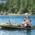 BESTWAY 65051 – Надуваема ДВУМЕСТНА РИБАРСКА лодка "Voyager 300", Размер: 243  x 102 cm, Товароносимост: 190 кг, С гребла, но БЕЗ помпа в комплекта, Тегло: 7,2 кг