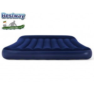 BESTWAY 67682 - Надуваем ДВОЕН дюшек/матрак "Blue Unisex", Размери: 203x152x30 cm, Цвят: син