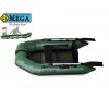 OMEGA - Надуваема ЕДНОМЕСТНА моторна рибарска лодка с оребрено дъно210 M Deluxe RT PT с размери 210x130cm, Товароносимост: 200 кг, Цвят: светло зелен, стандартен