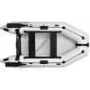 OMEGA - Надуваема ДВУМЕСТНА моторна рибарска лодка с надуваемо твърдо дъно 270 M Deluxe Air Deck с размери 270x135cm, Товароносимост: 270 кг, Цвят: светло сив