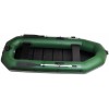 OMEGA - Надуваема ДВУМЕСТНА гребна рибарска лодка с оребрено дъно 290 LSPT Pro Plus с размери 290x120cm, Товароносимост: 300 кг, Цвят: светло зелен, стандартен