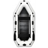 OMEGA - Надуваема ТРИМЕСТНА гребна рибарска лодка с оребрено дъно 300 LST PS Active  с размери 300x150cm, Товароносимост: 400 кг, Цвят: светло сив