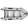 OMEGA - Надуваема ТРИМЕСТНА моторна рибарска лодка с твърдо АЛУМИНИЕВО дъно и надуваем кил 360 K (ALF) с размери 360x160cm, Товароносимост: 600 кг, Цвят: светло сив